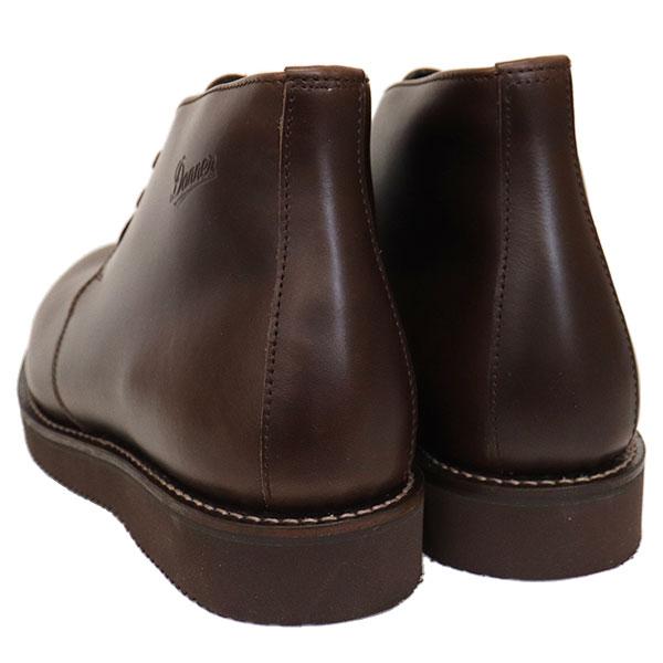 DANNER(ダナー) D214450 POSTMAN BOOTS W/P ポストマン ウォータープルーフ レザーブーツ Dk.Brown 日本製の画像