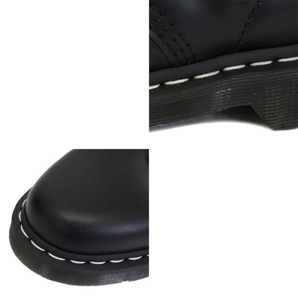 Dr.Martens (ドクターマーチン) 24758001 1460Z 8ホール レザーブーツ ホワイトステッチ BLACK