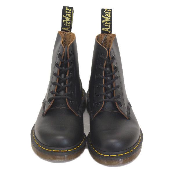 Dr.Martens (ドクターマーチン) 26075001 VINTAGE 101 6EYE レザーブーツ BLACK イングランド製｜threewoodjapan｜02