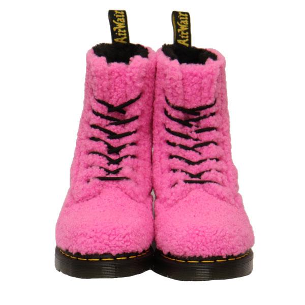 Dr.Martens (ドクターマーチン) WMS 27822682 1460 Pascal 8ホール パスカル フェイクファー レディースブーツ  PINK