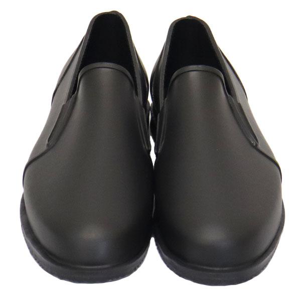 FOX UMBRELLAS (フォックスアンブレラズ) MEN'S SLIP-ON DRESS メンズ スリッポン ドレス ブラック つやなし 日本製 FU015｜threewoodjapan｜02