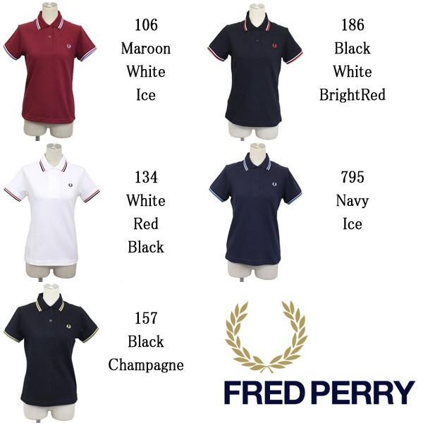 FRED PERRY（フレッドペリー） G12 レディース ラインポロシャツ