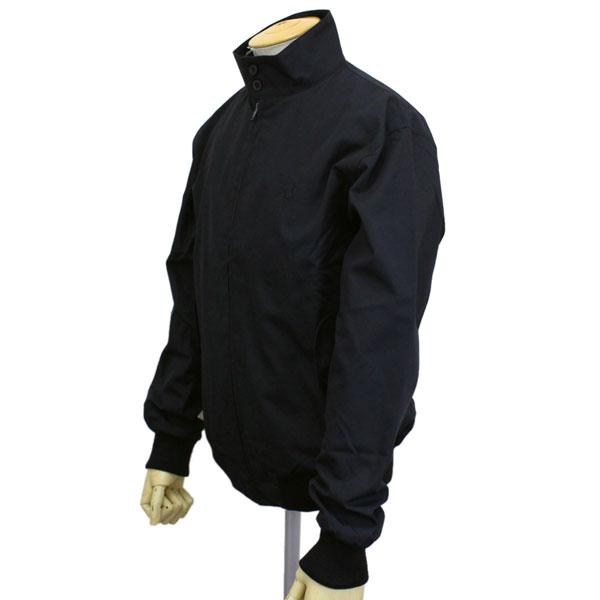 FRED PERRY (フレッドペリー) J7320 MADE IN ENGLAND HARRINGTON JACKET ハリントンジャケット 102BLACK FP405の画像
