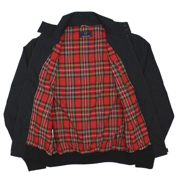 FRED PERRY (フレッドペリー) J7320 MADE IN ENGLAND HARRINGTON JACKET ハリントンジャケット 102BLACK FP405の画像