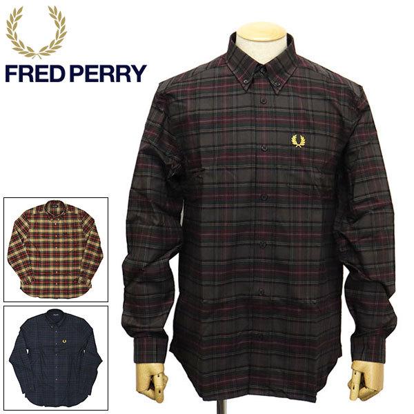FRED PERRY (フレッドペリー) M2689 Tonal Tartan Shirt トーナルタータン ボタンダウンシャツ FP473