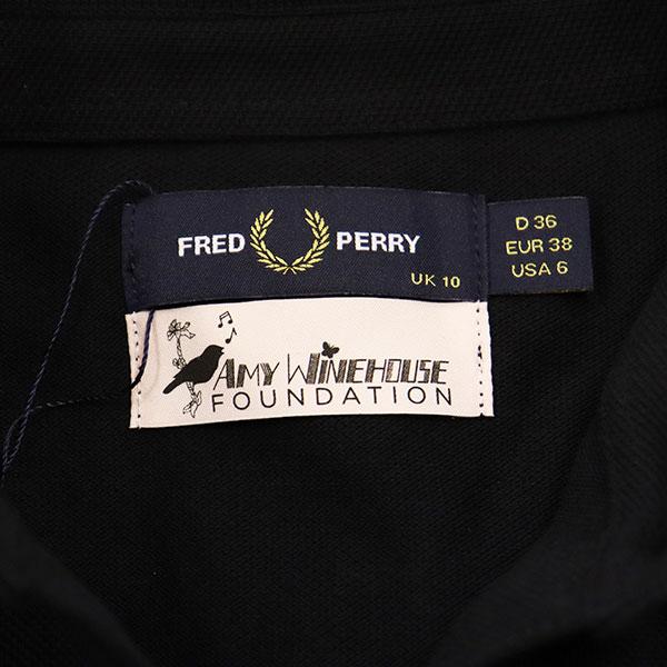 FRED PERRY (フレッドペリー) SD2140 AW-TIPPED POLO DRESS ポロドレス レディース 102BLACK FP583_5