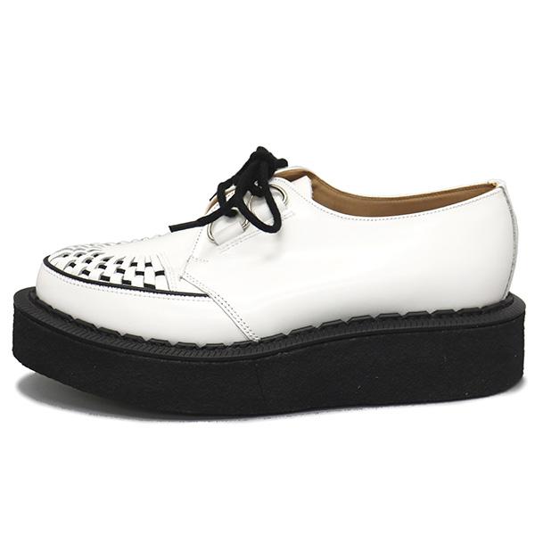 GEORGE COX (ジョージコックス) SKIPTON 3588 VI ラバーソール レザーシューズ 031 WHITE｜threewoodjapan｜03