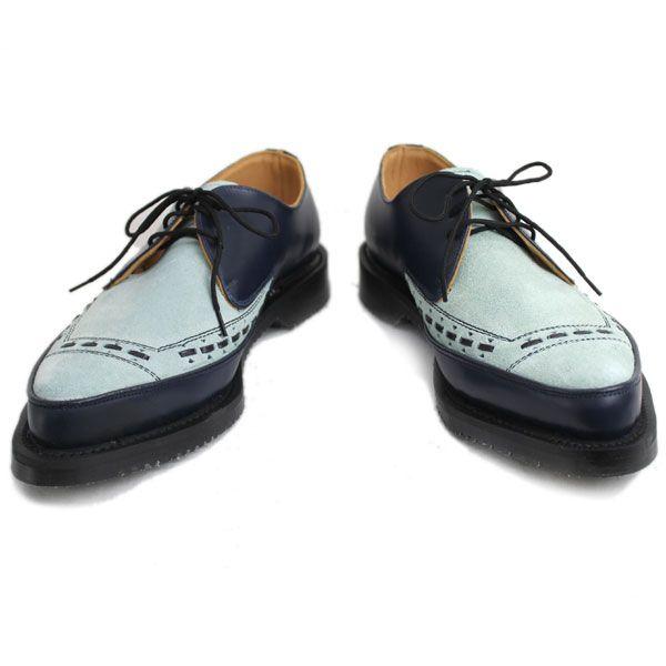 George Cox(ジョージコックス) 3705(4065) AIR SOLE エアーソール GIBSON ギブソン NAVY x ICE BLUE ネイビー x アイスブルー｜threewoodjapan｜02