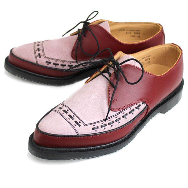 George Cox(ジョージコックス) 3705(4065) AIR SOLE エアーソール GIBSON ギブソン C.RED x PINK チェリーレッド x ピンク｜threewoodjapan