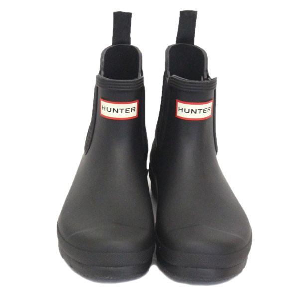 sale セール HUNTER (ハンター) WOMEN'S WFS2078RMA ORIGINAL CHELSEA オリジナル レディース チェルシーブーツ BLACK HU203の画像