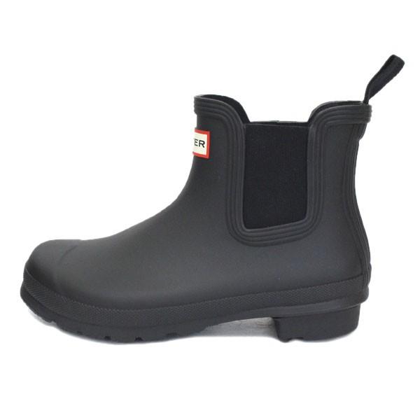 sale セール HUNTER (ハンター) WOMEN'S WFS2078RMA ORIGINAL CHELSEA オリジナル レディース チェルシーブーツ BLACK HU203の画像
