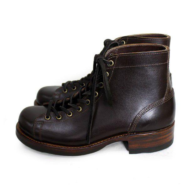 sale セール HTC SANTA ROSA(サンタローサ) #ALAMEDA LACE UP BOOTS(レースアップブーツ) BROWN ブラウンの画像
