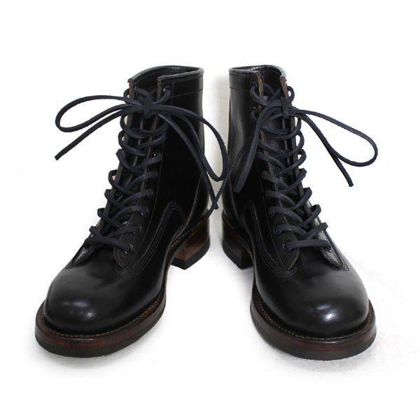 sale セール HTC SANTA ROSA(サンタローサ) #PLACERVILLE LACE UP BOOTS(レースアップブーツ) BLACK ブラックの画像