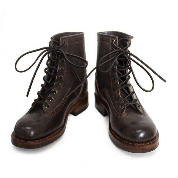 sale セール HTC SANTA ROSA(サンタローサ) #PLACERVILLE LACE UP BOOTS(レースアップブーツ) BROWN ブラウン｜threewoodjapan｜02