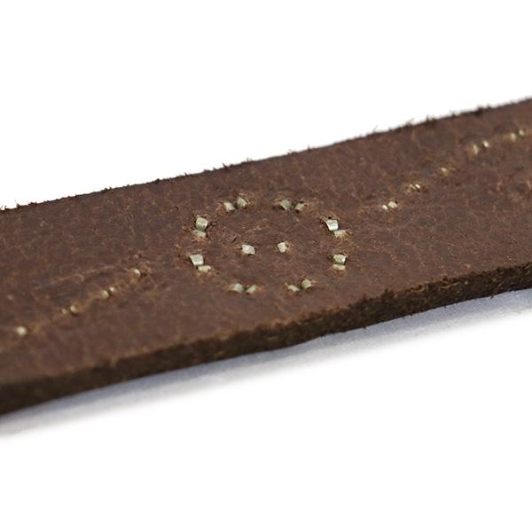 HTC(Hollywood Trading Company) Belt #24S 1.25 with End 1.25インチ ベルト ブラックレザーxシルバースタッズxブラックストーンの画像