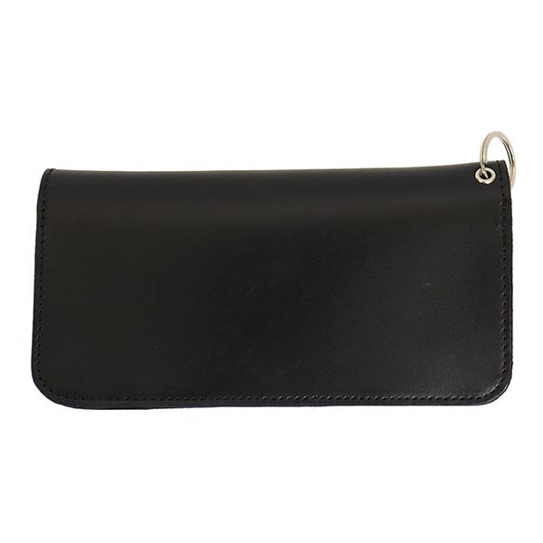 HTC(Hollywood Trading Company) T-1 Wallet #BONE&ARROW Umbrella ロングウォレット ブラックレザーxシルバースタッズの画像