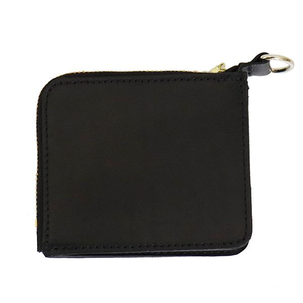 HTC(Hollywood Trading Company) T-5 Wallet #BONE&ARROW Umbrella カードケース ブラックレザーxシルバースタッズの画像