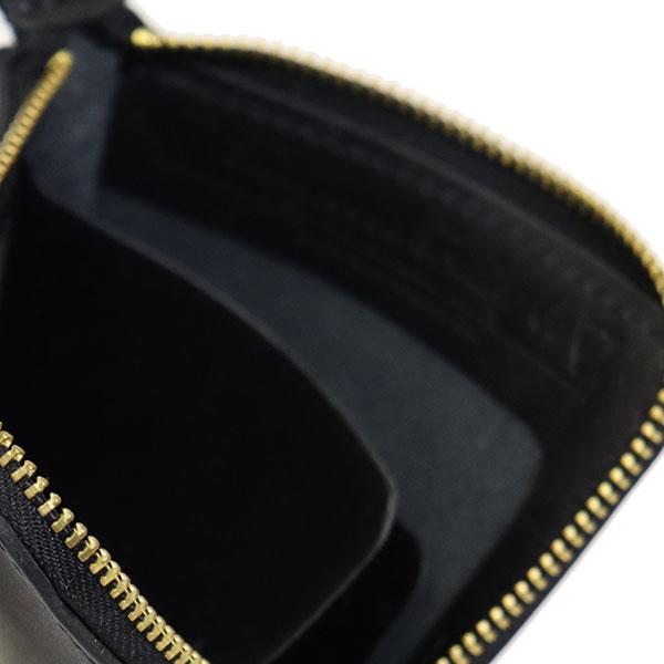 HTC(Hollywood Trading Company) T-5 Wallet #BONE&ARROW Umbrella カードケース ブラックレザーxシルバースタッズの画像