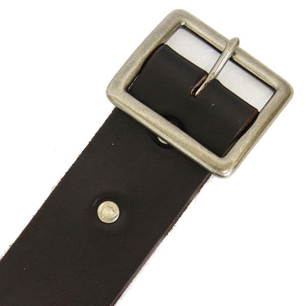 HTC(Hollywood Trading Company) Belt #20 Umbrella 30 1.75インチ レザーベルト ブラックレザーxシルバースタッズの画像