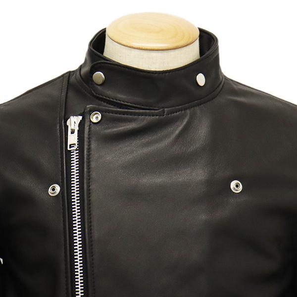 JAMES GROSE (ジェームスグロース) MEN'S RICARDE JACKET NEW SHEEP メンズ リカードジャケット ニューシープスキン BLACK JG037の画像