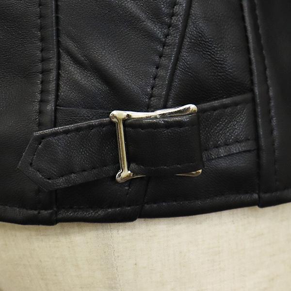 JAMES GROSE (ジェームスグロース) MEN'S RICARDE JACKET NEW SHEEP メンズ リカードジャケット ニューシープスキン BLACK JG037の画像