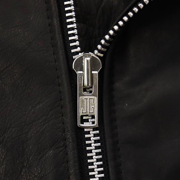 JAMES GROSE (ジェームスグロース) MEN'S RICARDE JACKET NEW SHEEP メンズ リカードジャケット ニューシープスキン BLACK JG037の画像