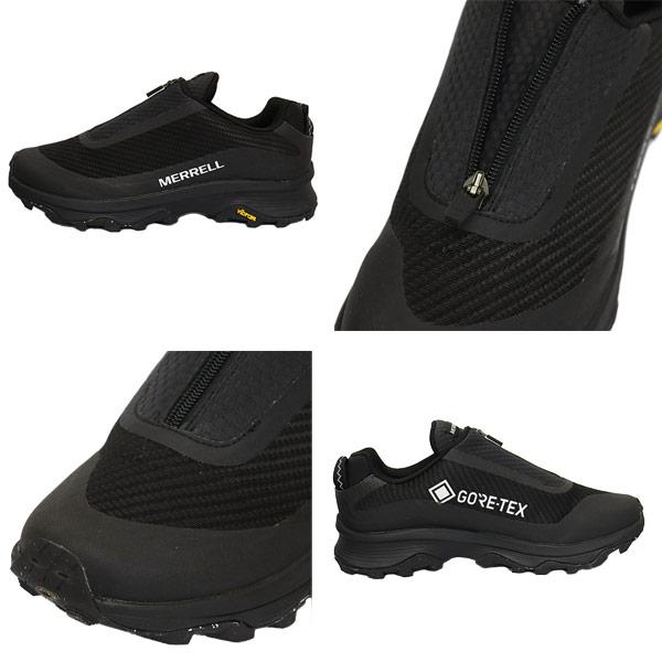 MERRELL (メレル) J067561 MOAB SPEED STORM MOC GORE-TEX モアブ スピード ストーム モック ゴアテックス シューズ BLACKxBLACK MRL107｜threewoodjapan｜05