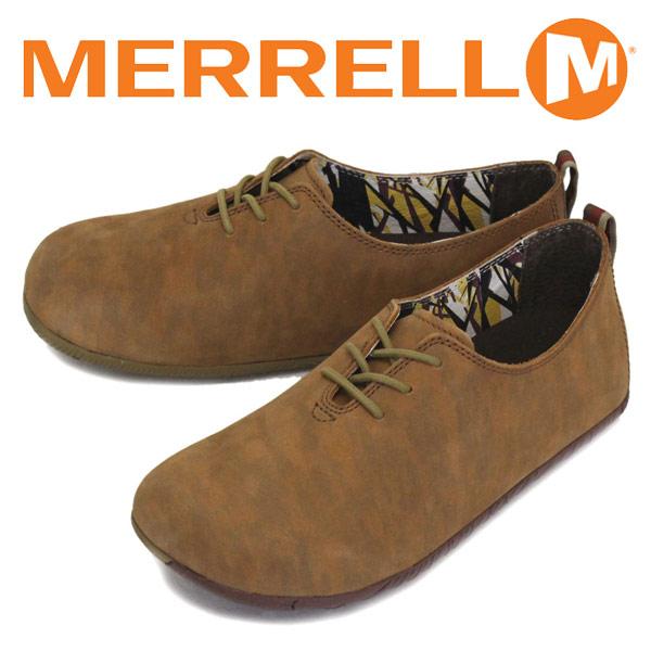 MERRELL (メレル) J20555 Mootopia Lace ムートピア レース レザーシューズ LIGHT BROWN MRL060