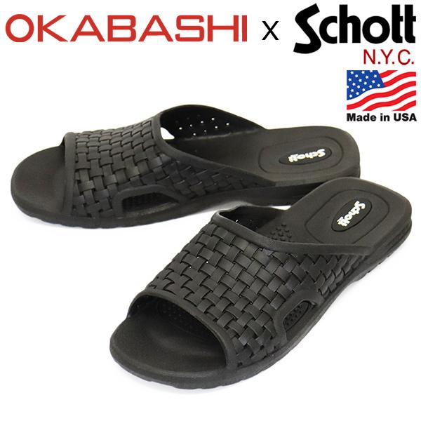 OKABASHI（オカバシ） x Schott (ショット) コラボ O-90614 MENS