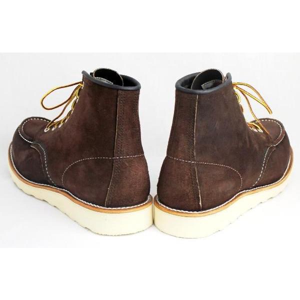 RED WING(レッドウィング) 8878　6inch CLASSIC MOC TOE ブーツ Traction Trad Sole　JAVA MULESKINER ROUGHOUT｜threewoodjapan｜05