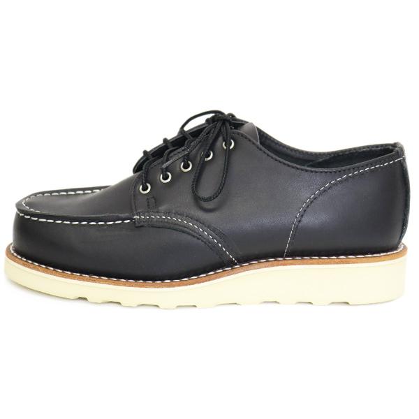 REDWING (レッドウィング) 3608 Classic Moc Oxford クラシックモックオックスフォード レディース ブラックバウンダリーの画像