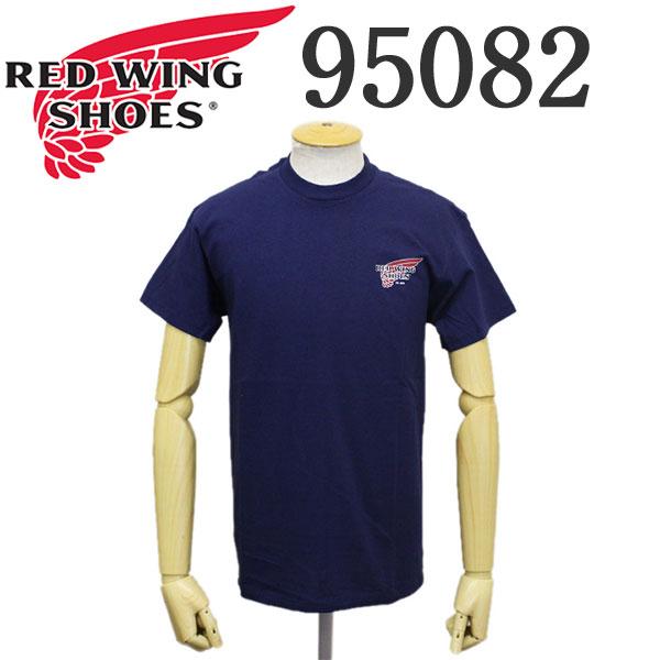 2020年 新作 REDWING (レッドウィング) 95082 Archive Logo T-Shirt アーカイブロゴTシャツ Navy ネイビー｜threewoodjapan