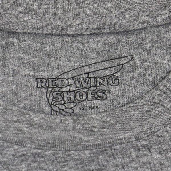 REDWING (レッドウィング) 97404 LOGO T-SHIRT 半袖 ロゴTシャツ GRAY｜threewoodjapan｜06