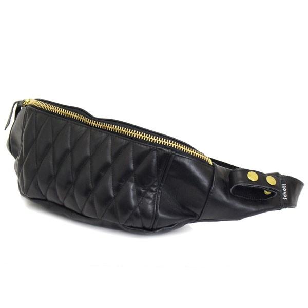 SCHOTT（ショット） 3109023 PADDED BODY BAG パデッド レザーボディ