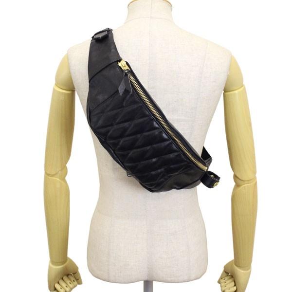 SCHOTT（ショット） 3109023 PADDED BODY BAG パデッド レザーボディ