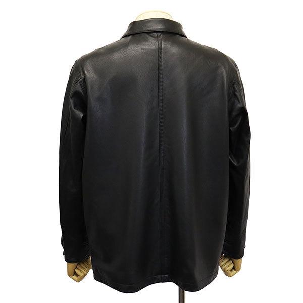 Schott (ショット) 3111050 LAMB LEATHER COVERALL JKT カバーオール レザージャケット 09BLACKの画像