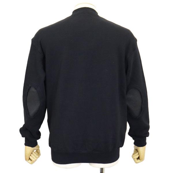 Schott (ショット) 5232007 LEATHER ELBOW PATCH SWEAT レザー エルボーパッチ スウェット 全2色_2