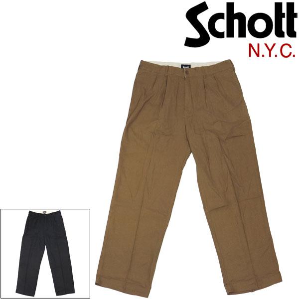 Schott N.Y.C（ショット） Schott 6110005 LINEN TROUSERS リネン