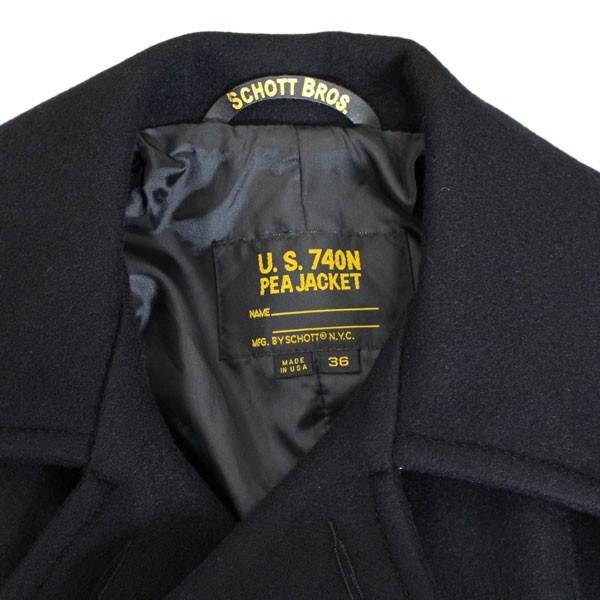 Schott N.Y.C（ショット） Schott 753UST MELTON PEA COAT TALL