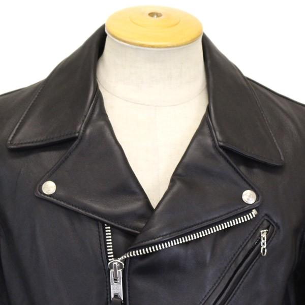 Schott(ショット) 228US LAMB RIDERS JACKET (ラムライダースジャケット) BLACKの画像