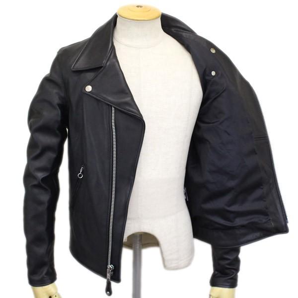 Schott(ショット) 228US LAMB RIDERS JACKET (ラムライダースジャケット) BLACKの画像