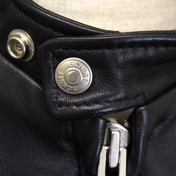 Schott (ショット) 7550 241XX LAMB CAFE RACER ラムカフェレーサー レザージャケット 09BLACKの画像