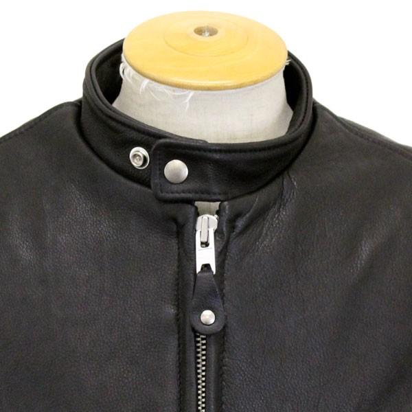 Schott (ショット) No.7578 541XX CAFE RACER NEW NAKED JKT カフェレーサー ニューネイキッド レザージャケット アメリカ製 09BLACK 36の画像