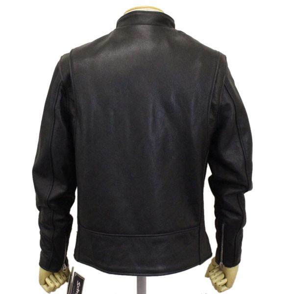 Schott (ショット) No.7578 541XX CAFE RACER NEW NAKED JKT カフェレーサー ニューネイキッド レザージャケット アメリカ製 09BLACK 36の画像