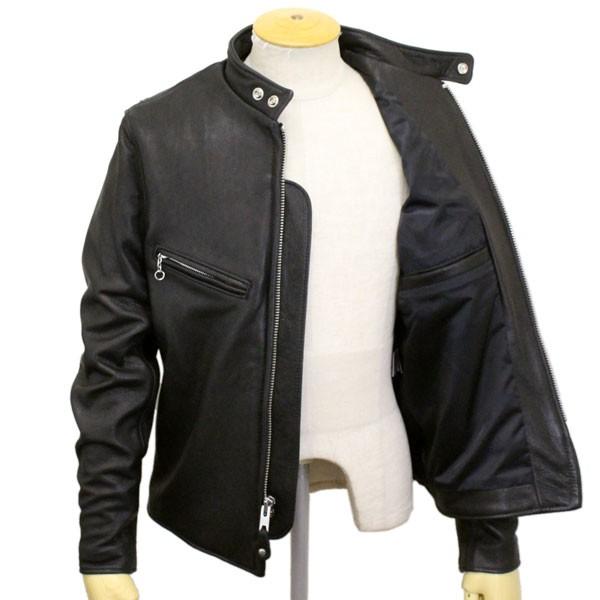 Schott (ショット) No.7578 541XX CAFE RACER NEW NAKED JKT カフェレーサー ニューネイキッド レザージャケット アメリカ製 09BLACK 36の画像