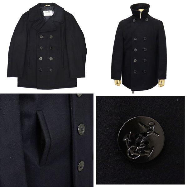 Schott (ショット) 7658 740US 24oz PEACOAT メルトン ピーコート 日本別注 アメリカ製 全3色の画像