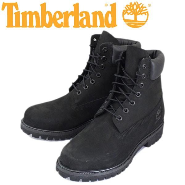 Timberland (ティンバーランド) ICON 10073 6in Premium Boot (アイコン シックスインチ プレミアム レザーブーツ) ブラック ヌバック TB016｜threewoodjapan