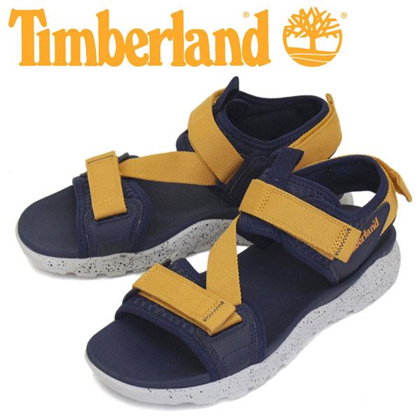 sale セール Timberland (ティンバーランド) A243E RIPCORD 2STRAP SANDAL リップコード 2ストラップ サンダル Navy Mesh TB155｜threewoodjapan