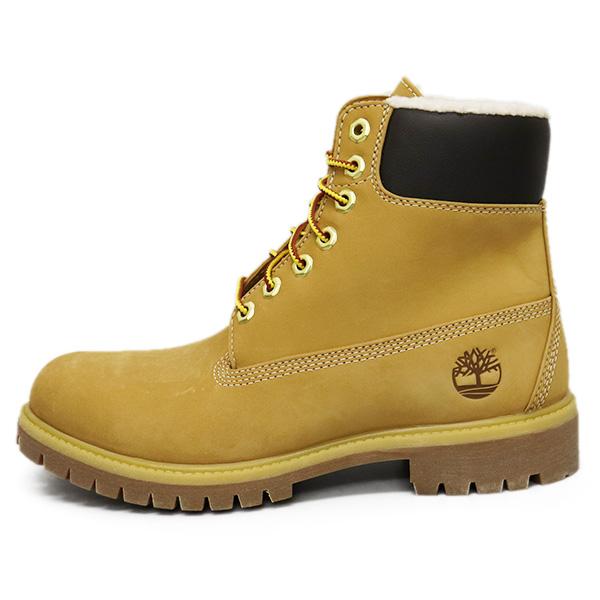 Timberland (ティンバーランド) A2E31 6in PREM FUR LINING 6インチプレミアムウォータープルーフブーツ ファーライニング Wheat TB468｜threewoodjapan｜04