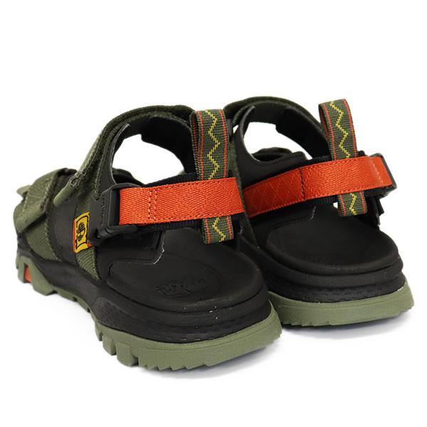 Timberland (ティンバーランド) A2E4G GARRISON TRAIL SANDAL ギャリソントレイル ウェビングストラップサンダル Green TB413｜threewoodjapan｜05